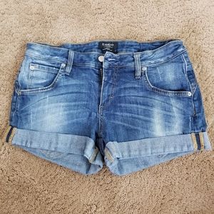 Bebe Rollo Cuff Boyfriend Short